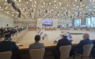 Baku, International Meeting of Muslim Religious Leaders: EML Media Adviser Dr. Nizar Ramadan Present