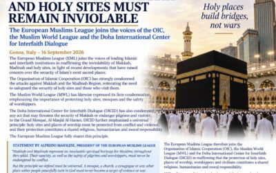 EML: THE SANCTITY OF MAKKAH AND HOLY SITES MUST REMAIN INVIOLABLE